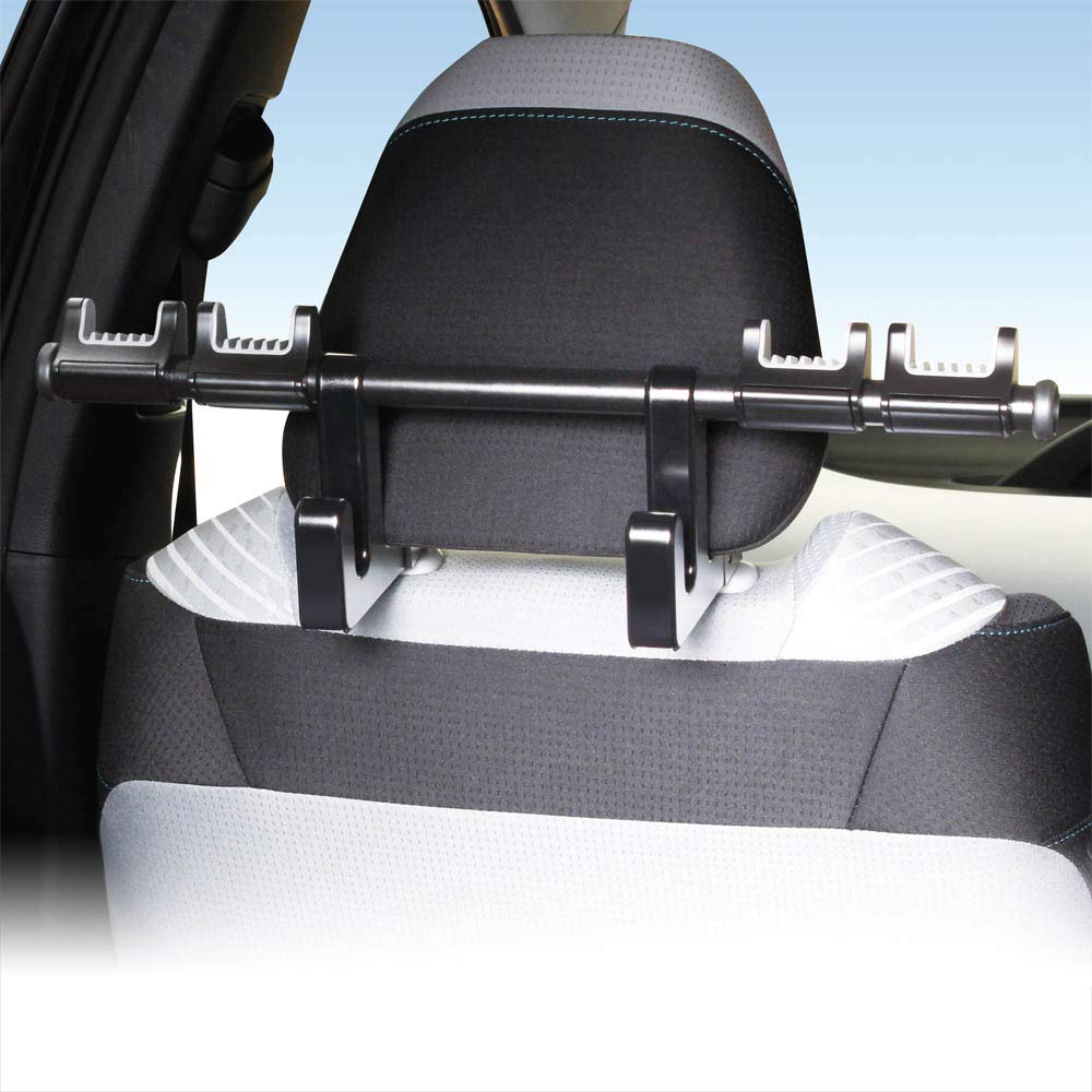 Tsuchiya Yac Car Interior Accessories Headrest Rod 15cm x x 50cm Holder, Black, (L) 6.5cm (W) (H), RV-73