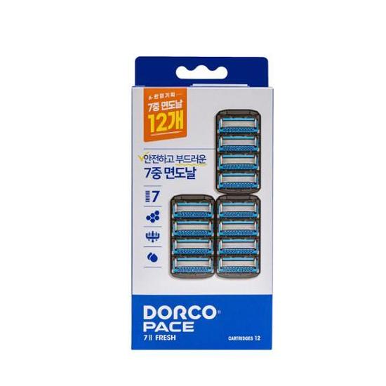Dorco Лезвия для бритья PACE7II FRESH 12 шт.