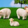 Миниатюры, имитация фигурок овец, коз, садоводство, ферма, микроландшафтные украшения для украшения дома, настольные аксессуары