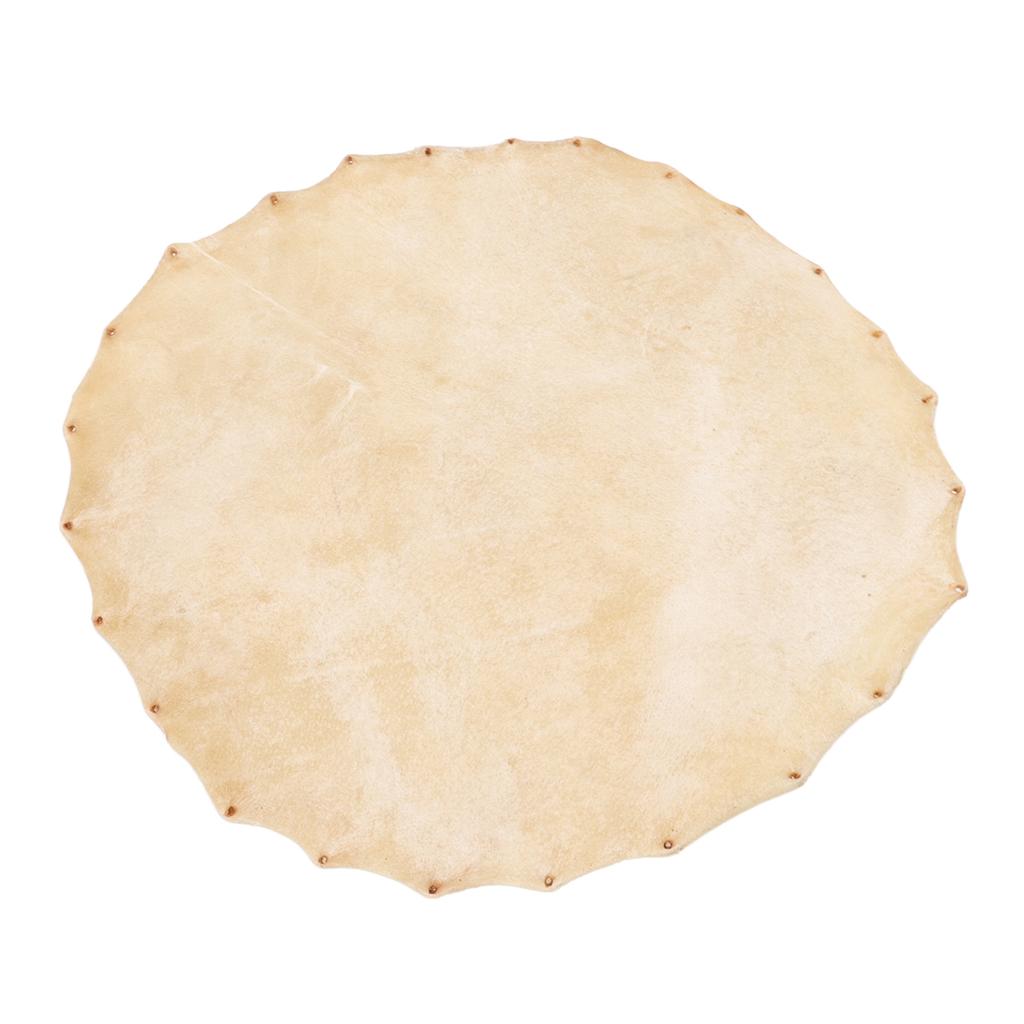 Goatskin Drum Head for Bongo Shaman Drums Djembe Replacement Parts Accessories 36cm Diameter