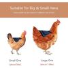 3 Pieces Premium Chicken Saddles with Stretchy Strap, Hen Saddle Sweater Clothes, Birds Protector for Back and Sides, Poultry Accessories for Hens