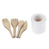 1:12 Dollhouse Mini Wooden Spatula Knife Fork Whisk Jar Set Doll Kitchen Decor