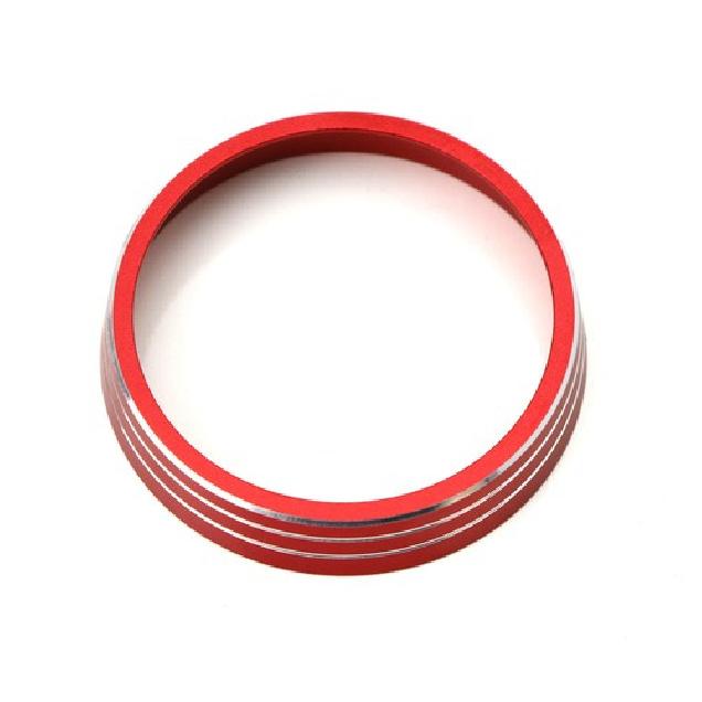 Red Aluminum Headlight Switch Button Knob Cover For 15-20 Ford F-150, 17+ Raptor