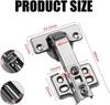 Cabinet Hinges 90 Degree Soft Close Concealed Full Overlay Kitchen Hinges Silver 4 Pack
