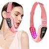 Facial Lifting Device LED Photon Therapy Facial Slimming High Frequency Vibration Massager Facial Heated Double Chin V Face Belt