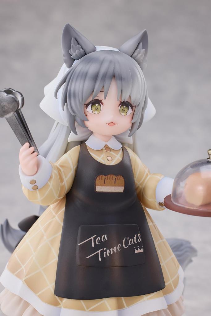 RIBOSE DLC Series Cats Nyan Town Bakery Clerk Nyan ABS PVC Painted Complete Figure "Teatime Scene" Non-Scale &