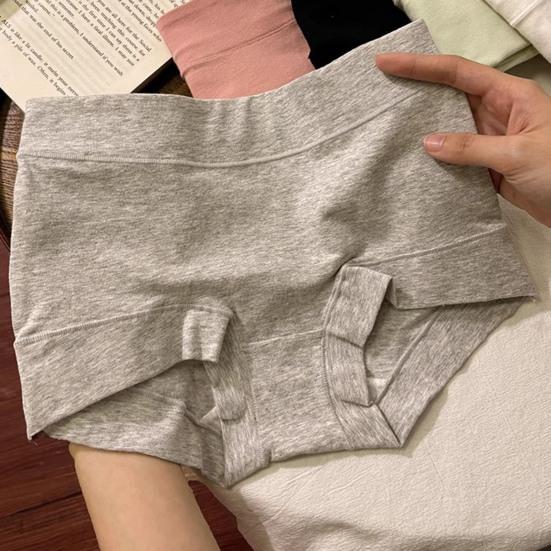 Women's Boyshort Panties Full Coverage Cotton Boxer Briefs Seamless Stretch Underwear Panties for Daily Wear