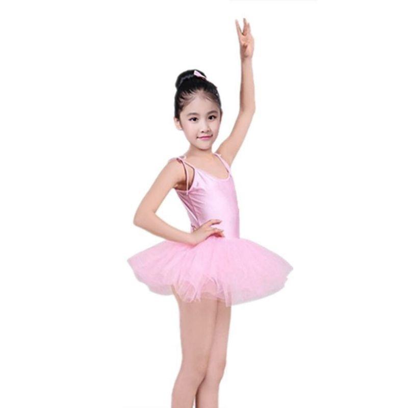 Детская балетная юбка-слинг, танцевальные костюмы для девочек, пышное платье принцессы