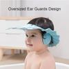 Cute Cartoon Baby Shower Cap Bathing Protection Adjustable Hair Washing Hat Silicone Head Cap For Toddlers Kids Baby 0-6 Years