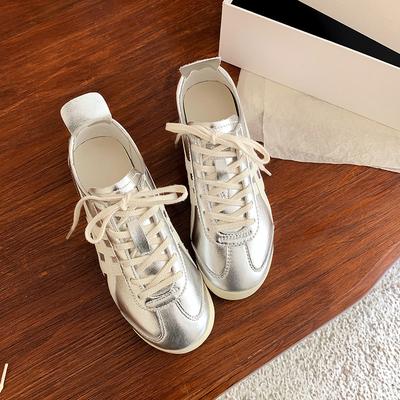 [Шей] Серебряный Рог Король~ Женский внутренний рост увеличивающий ретро кожаный досуг спорт