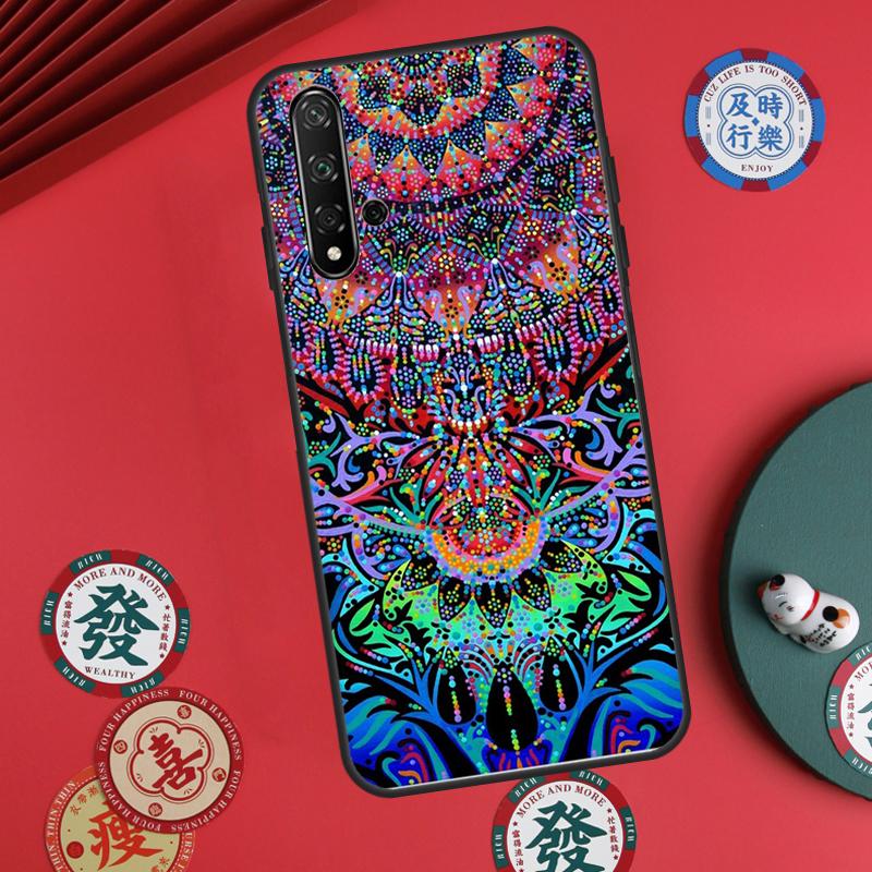 Психоделическое Триповое Искусство Для Huawei Nova Y60 Y70 Y90 Y72 Y73 Y61 Y91 7i 8i 11i 12i 12s 9 10 SE P20 P30 P40 Lite Чехол