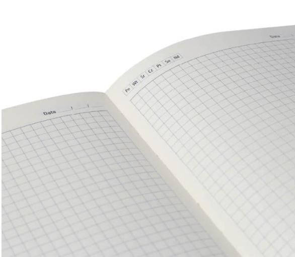O.note Opus Berlin Hard Notebook A6/128 Grid Pink