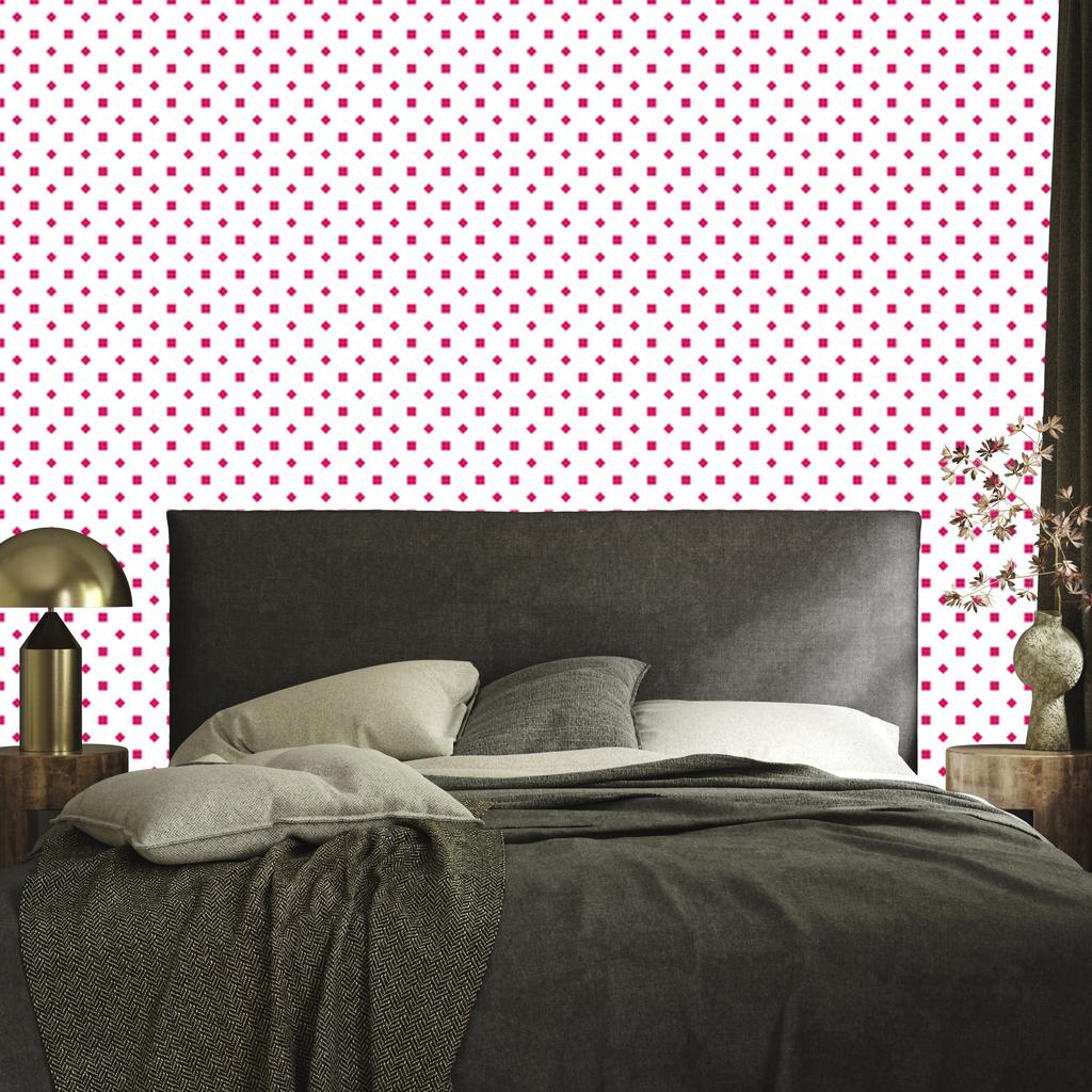White Dots Wallpaper, Subdued Colors for Living Room and Bedroom 50x1000