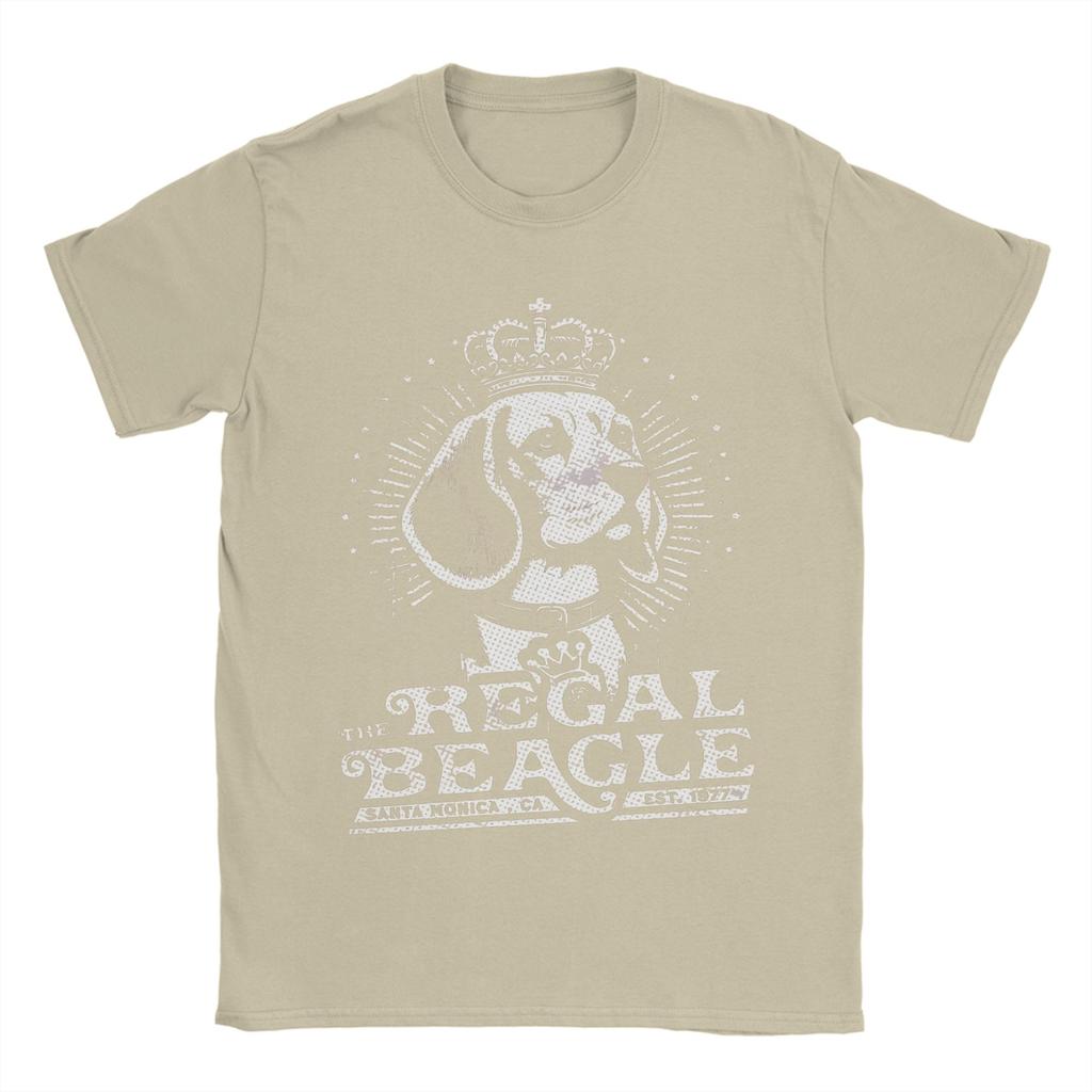 Leisure The Regal Beagle TShirt for Men Round Neck Pure Cotton T Shirt Short Sleeve Tees Printed Tops