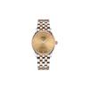 Mido Belem Celli Automatic Mechanical Movement 50M Water Resistant Watch 29Mm Gold Dial Stainless Steel Bracelet Women watches Silver M7600.9.67.1