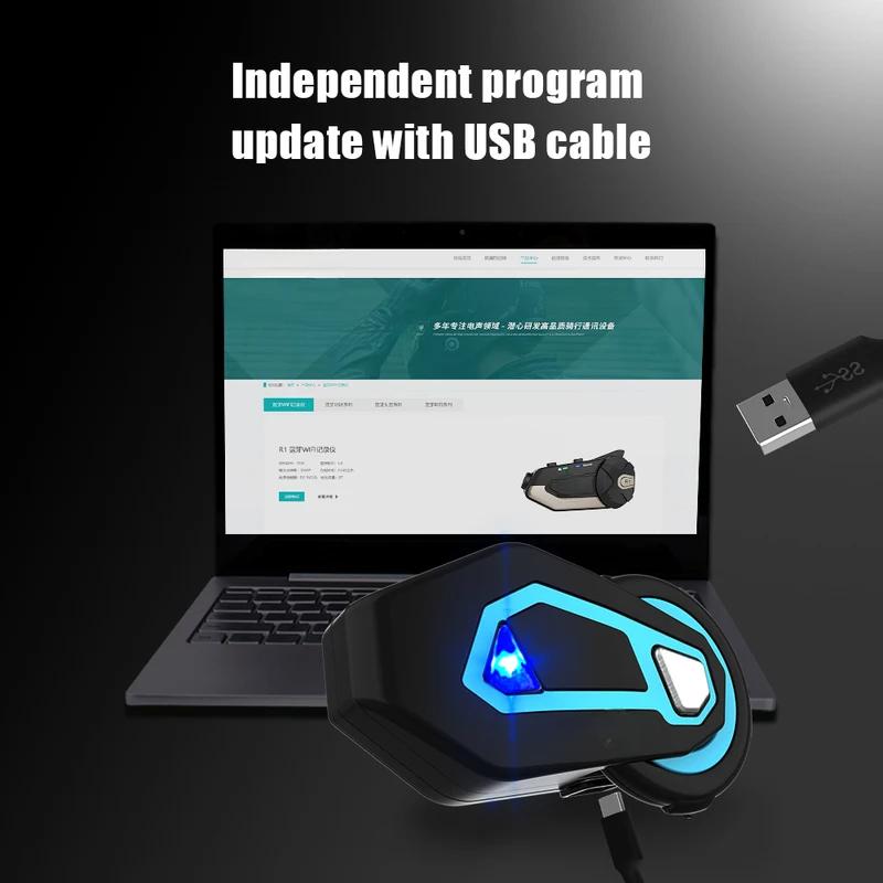 T Max Pro Мотоциклетный интерком Bluetooth шлем гарнитура 6 Riders BT 5.0 1200M FM Motor Interphone Коммуникатор наушники