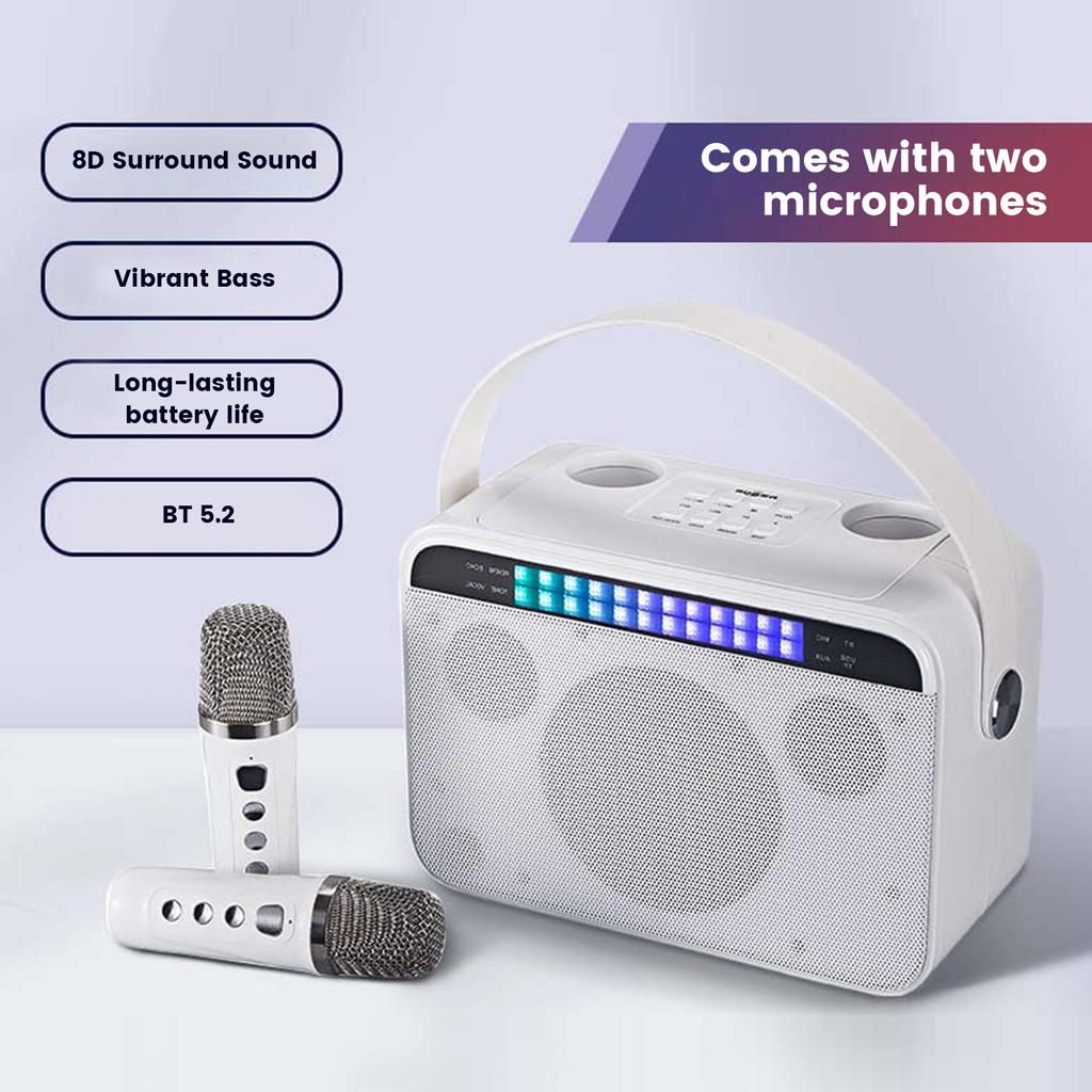 Беспроводной многофункциональный динамик Сабвуфер BT Audio 8D Surround Sound Мощный сабвуфер Несколько