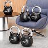 YANBO Pure Steel Rubber-Coated Kettlebells & Rack