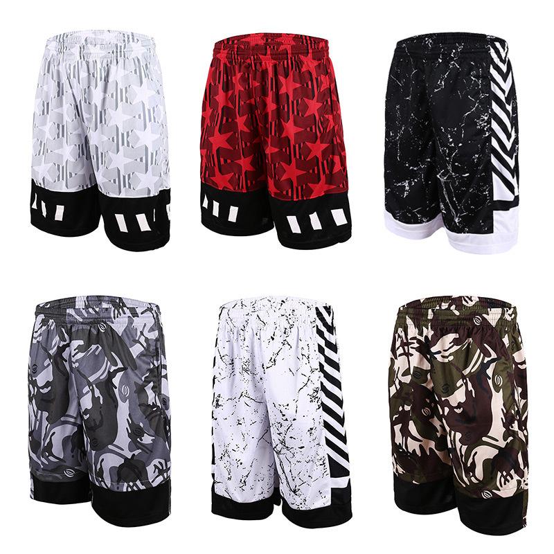 Баскетбольные шорты Спортивные штаны Мужские и женские шорты для бега Баскетбольные брюки Свободные пляжные брюки большого размера для фитнеса с пятью точками