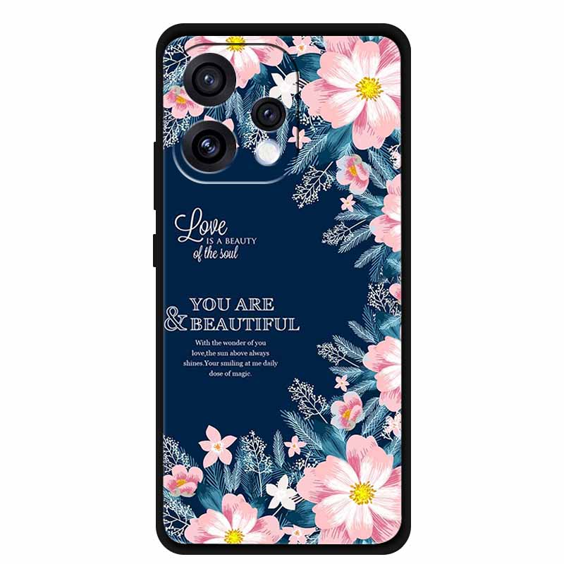 Чехол для Oppo Reno 15c Reno 15 PMD110 Мультяшный Мягкий Силиконовый Защитный Чехол для Телефона на Reno15 Reno15c CPH2825 Роскошный Бампер Coque