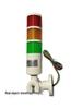 Multi-Layer LED Signal Tower Light, Three-Color Warning Indicator, 24V/220V for Machine Tools