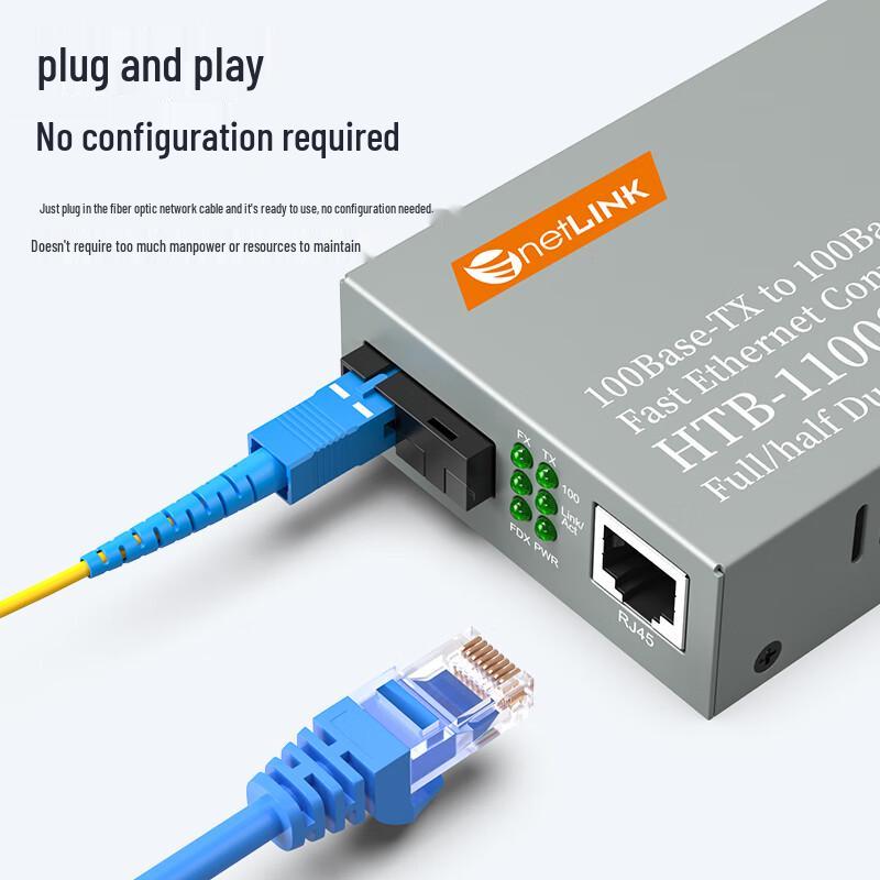 netLINK HTB-1100S Series Fast Ethernet Fiber Optic Transceiver