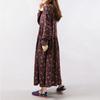 Women Print Floral Dress Spring Korean Fashion Women Long Sleeve Casual O-Neck Mori Girl Dress