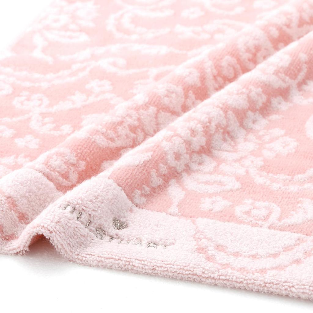 JILL STUART Perle Bouquet Банное полотенце с паром 60 x 120 см, Розовый, Пряжа без крутки, Ширинг, 58-1823350, Прибл.