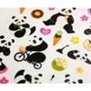 Stickers - Pandas - Glitter - 1.8 Cm