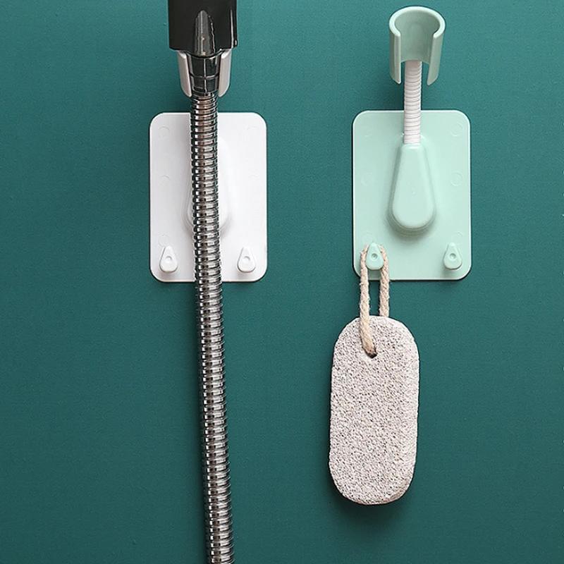 Держатель для душевой лейки без сверления, креативный силиконовый присосочный подвесной кронштейн-гусеница, съемное фиксированное сиденье, аксессуары для душа