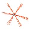 Chimney Sweep Kit, 9m Maximum Extendable Length Chimney Sweep, Chimneys Cleaning Kit with Bristle Replacements & Goggles, 90° Bendable Fireplace