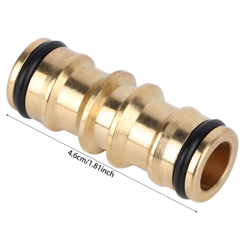 Латунный соединитель для шланга с резьбой, переходник для садовой водопроводной трубы