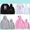 Модный K-pop Худи с капюшоном BTS с культовым принтом Bangtan Boys и разнообразными цветовыми решениями