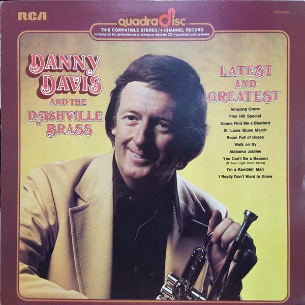 Виниловая пластинка DANNY DAVIS THE NASHVILLE BRASS Latest And Greatest APD10774 RCA 1974 США Джаз Б/у