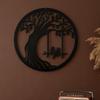 Tree Wall Plaque ,Decoration Modern Iron 30cm Ornament Art Decor for Yard Backyard Home Farm