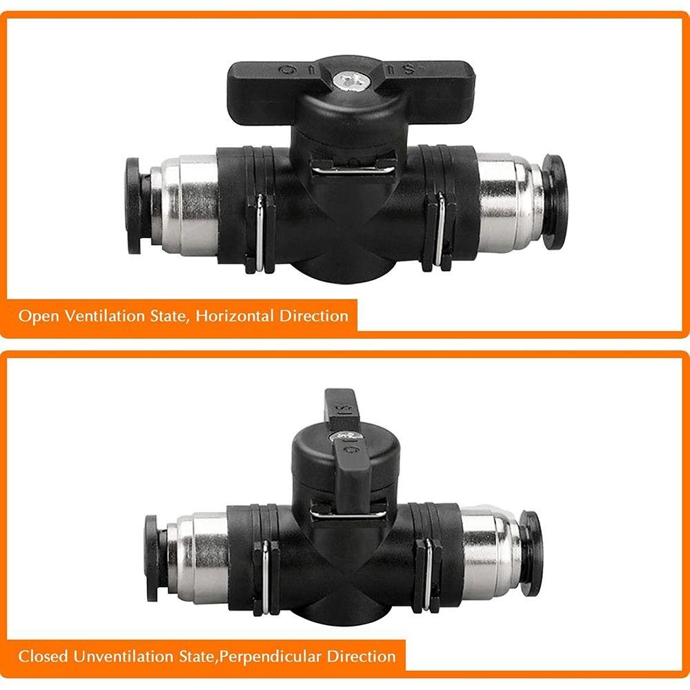 Hand BUC Hand Valve Push In Quick Joint Connector Pneumatic Threaded Joint Turn Switch