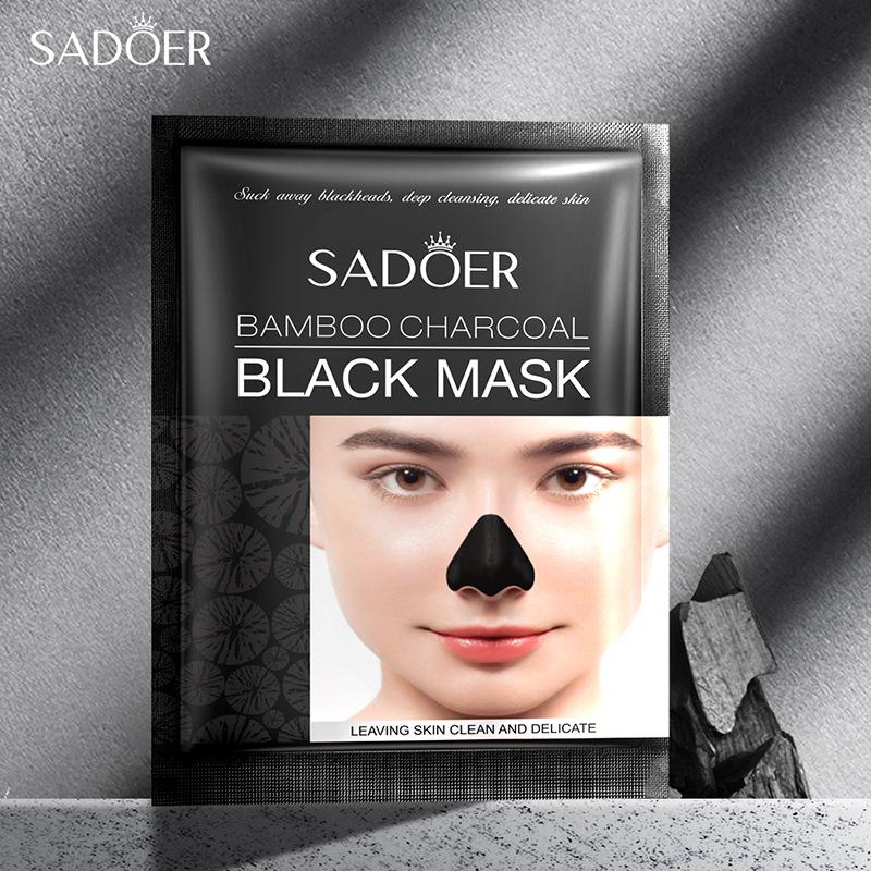 Nose Patch SADOER Bamboo Charcoal Blackhead Nasal Mask Sticker T-zone Care