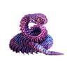 New Year Gift 3D Simulation Snake Desktop Ornament Flexible Decompression Toy Stress Relief Surprise for Kids Home Crafts