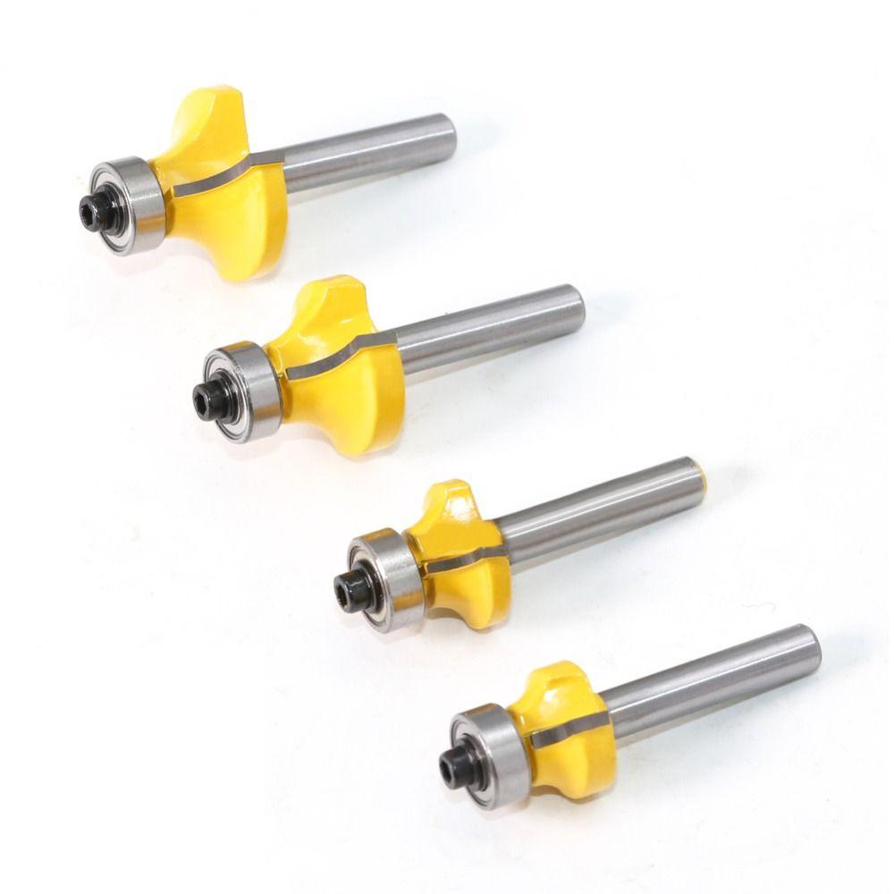 Carbide Corner Round Over Router Bit with Bearing Wood Carving Drill Bit  Woodworking Tools