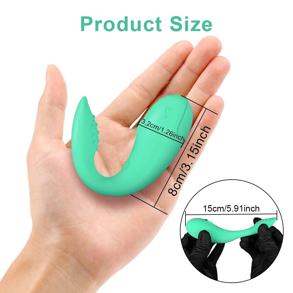 Мощное приложение, Bluetooth-вибратор для женщин, трусики с 2 двигателями, фаллоимитатор для точки G, массажер, вибрирующее яйцо любви, секс-игрушки для взрослых