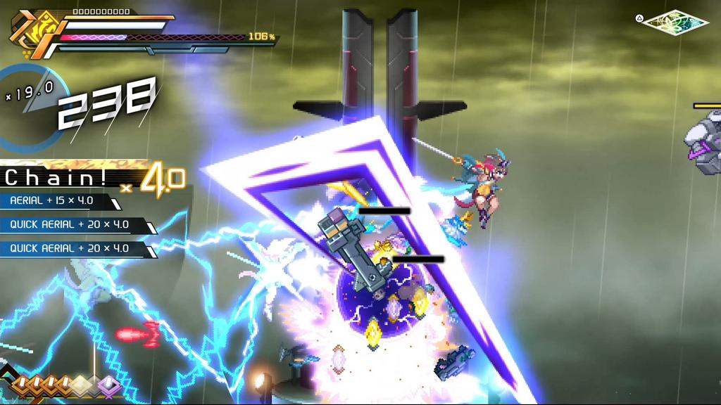 Azure Striker Chain of Life PS4 Gunvolt -