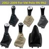 Для VW Volkswagen Polo 9N 9N2 2002-2009 2010 Sedan Ручка переключения передач Рычаг переключения передач Чехол Крышка багажника Чехол Аксессуары для автомобилей