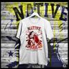 Native American Indian Warrior M T-Shirt Indigenous Pride Power and Justice