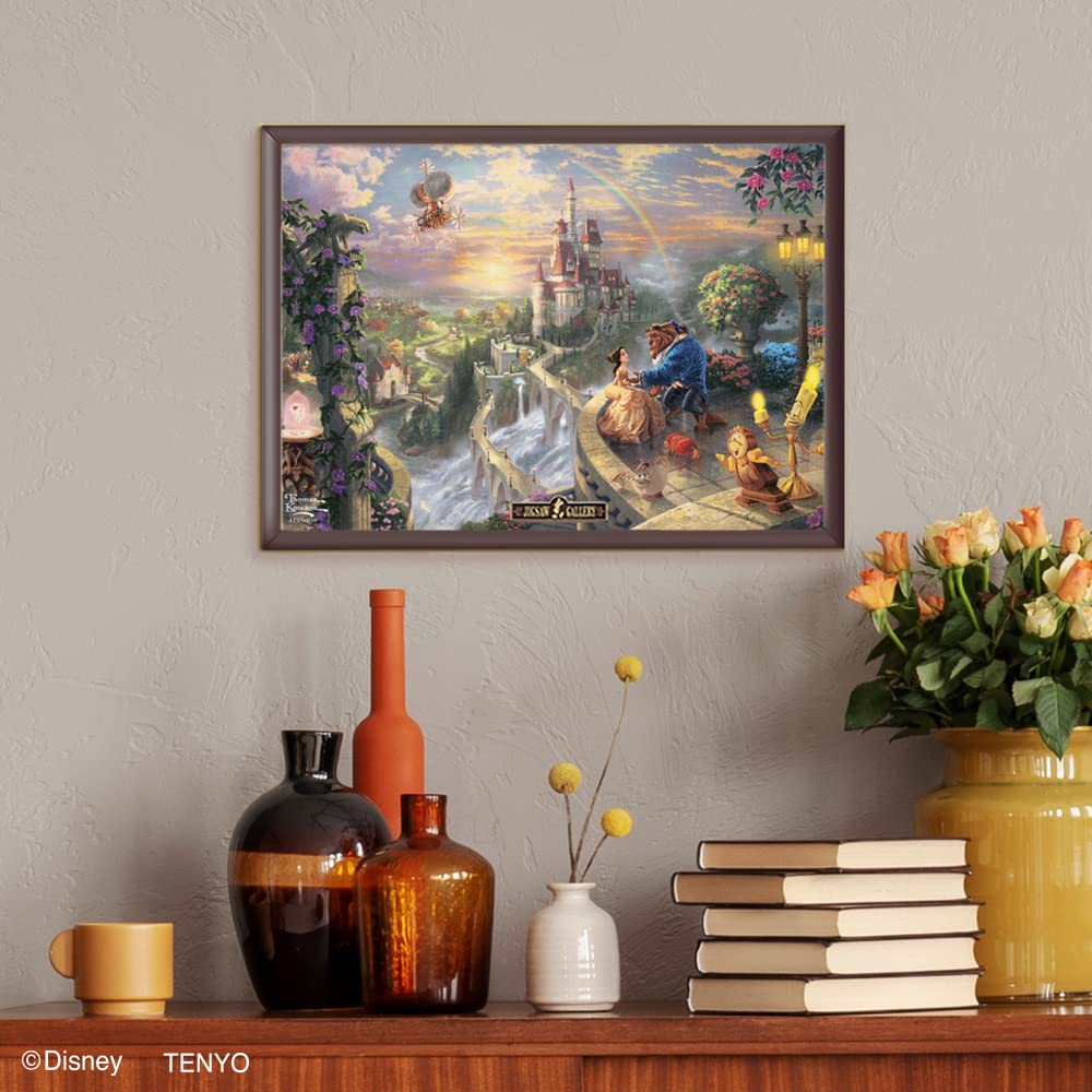 Tenyo в 500 элементах пазла Disney Thomas Kinkade Красавица и чудовище Красавица и чудовище Влюбленные x Специальная коллекция произведений искусства с клеем
