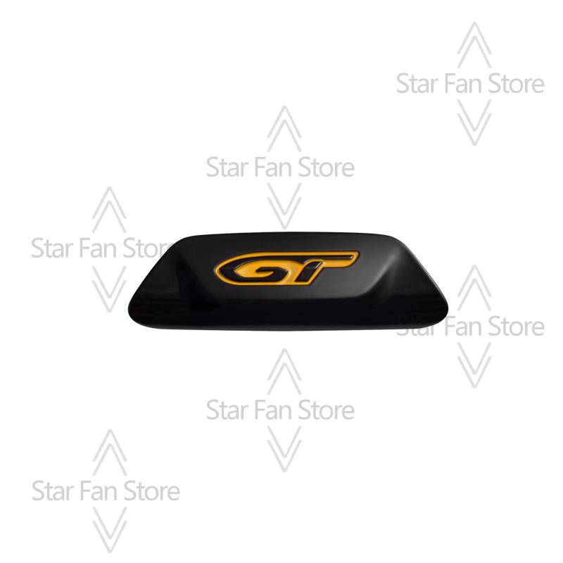 Metal GT Badge For Peugeot GT Line 208 308 PHEV 508 3008 4008 5008 3D Stickers Car Steering Wheel Emblem Decal Accessories