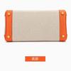 European and American new leather women's bags, first layer cowhide with canvas fashion platinum bags, women's handbags, shoulder bags