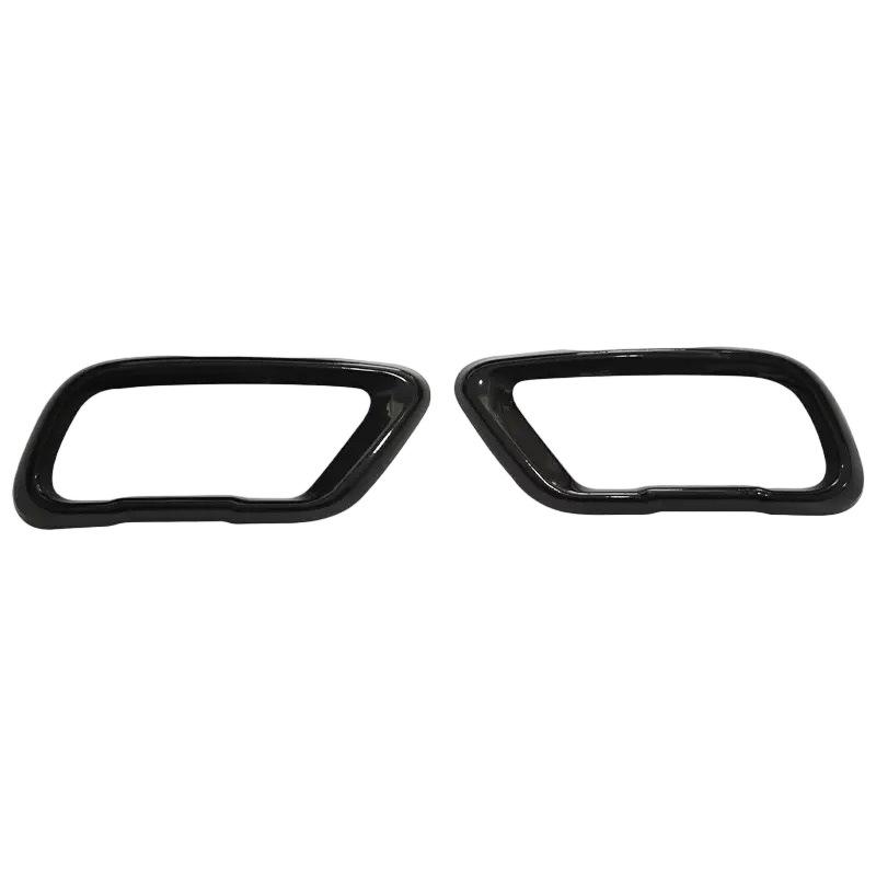 Совместимо с 19-25 BMW X5/X6/X7 G05/G06/G07 Черный Воин Накладка на выхлопную трубу Нержавеющая сталь