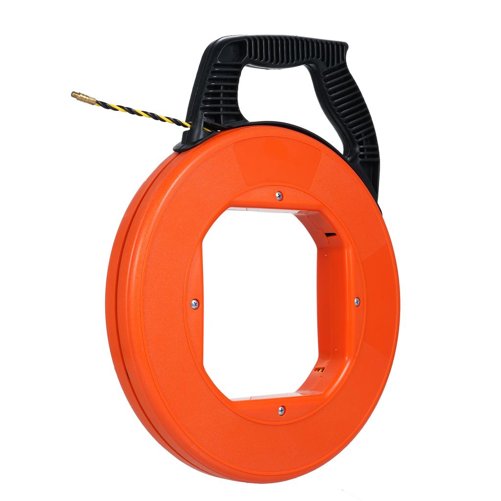 Electrical Wire Puller 100FT Polyester Electrical Fish Tape, Fish Tape Wire Puller with High Impact Case Cable Retractable Aid