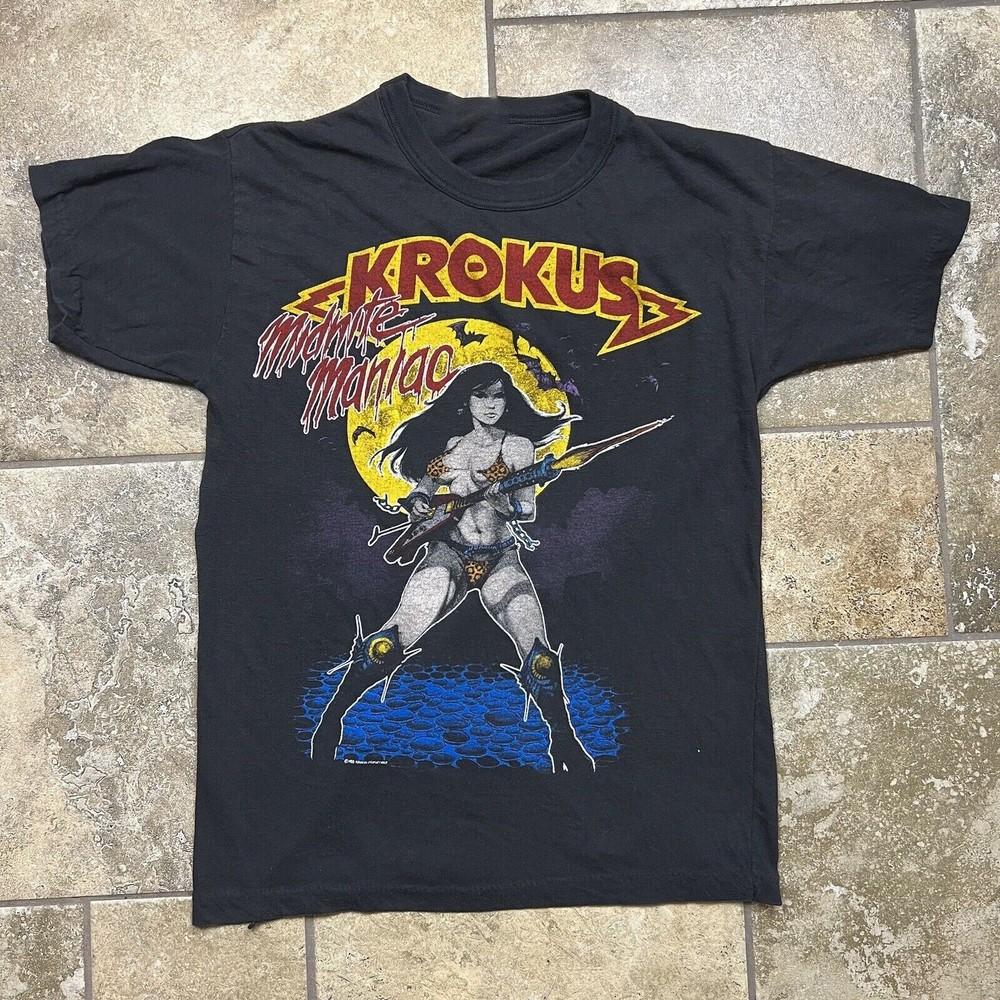 Krokus Band T-shirt Cotton Tee For Men Women S-234XL BO1107 Unisex T-Shirt