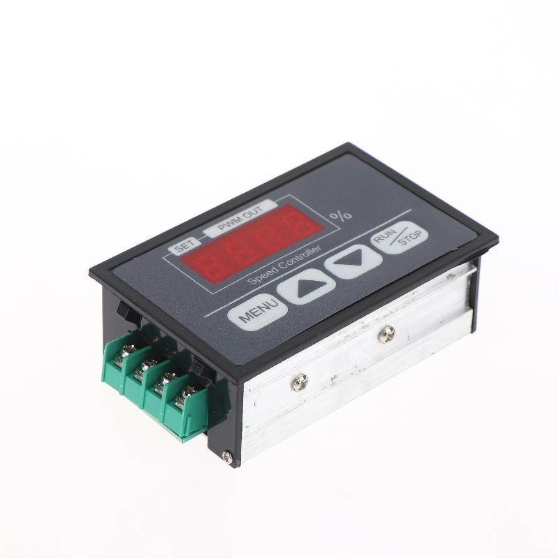 DC6-60V 30A Высокопроизводительный цифровой регулятор скорости двигателя постоянного тока, ШИМ-регулятор мощности с плавным пуском и остановкой
